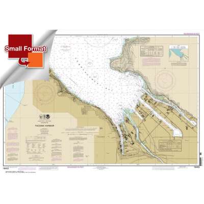Pacific Coast NOAA Charts :Small Format NOAA Chart 18453: Tacoma Harbor