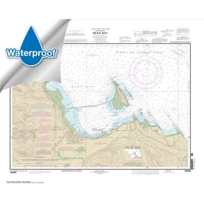 Pacific Coast NOAA Charts :Waterproof NOAA Chart 18484: Neah Bay