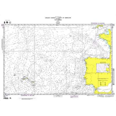 NGA Chart 103: English Channel to Strait of Gibraltar