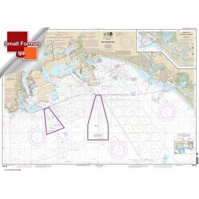 Pacific Coast NOAA Charts :Small Format NOAA Chart 18749: San Pedro Bay;Anaheim Bay Huntington Harbor