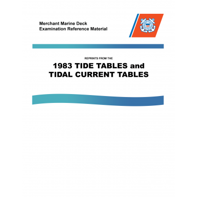 MMDREF Tide Tables & Tidal Current Tables 1983