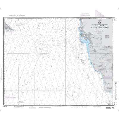 NGA Chart 18766: San Diego to Islas de todos Santos