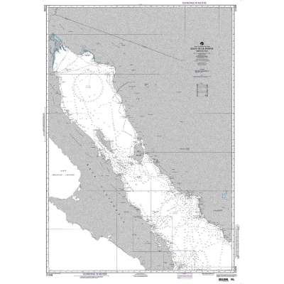 Region 2 - Central, South America :NGA Chart 21008: Golfo de California Northern Part