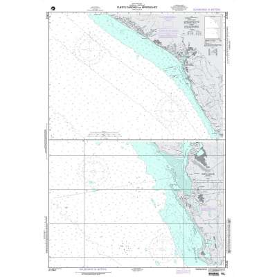 NGA Chart 21542: Puerto Sandino and Approaches