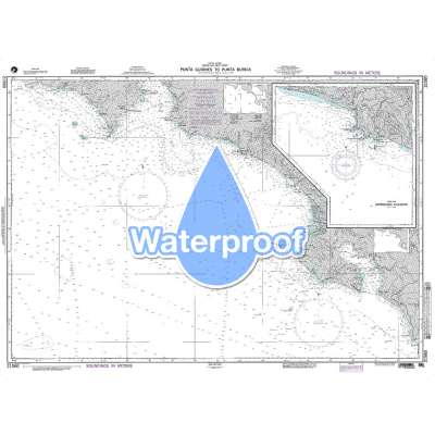 Region 2 - Central, South America :Waterproof NGA Chart 21560: Punta Guiones to Punta Burica