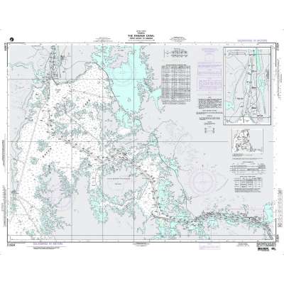 NGA Chart 21604: the Panama Canal From Gatun to Gamboa