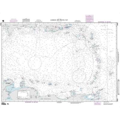NGA Chart 25001: Caribbean Sea - Eastern Part