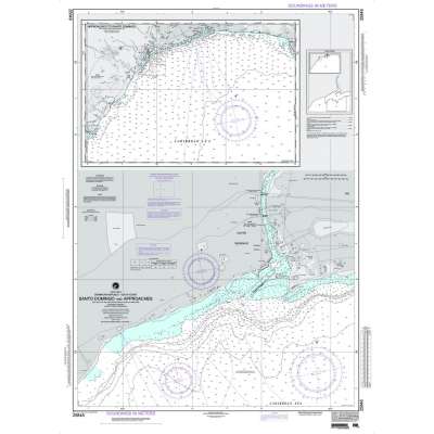 NGA Chart 25848: Approaches to Santo Domingo