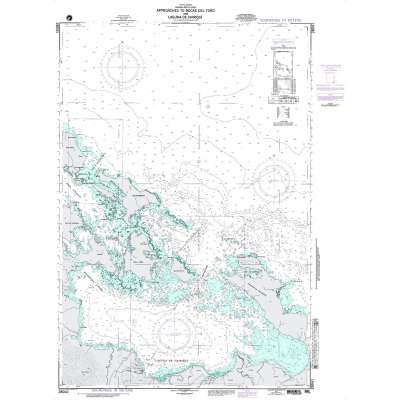 NGA Chart 28041: Approaches to Bocas del toro and Laguna Chiriqui