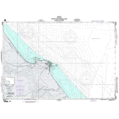 NGA Chart 28049: Approaches to Puerto Limon and Bahia de Moin