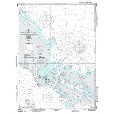 NGA Chart 28052: Canal de Bocas del toro - Panama