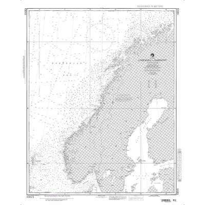 Region 4 - Scandinavia, Northern Russia :NGA Chart 43015: Norway Lindesnes to Nordkapp