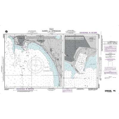 NGA Chart 54267: Durres and Approaches