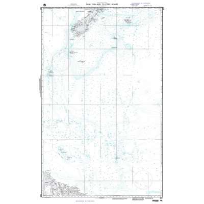 NGA Chart 624: South Pacific Ocean New Zealand to Cape Adare