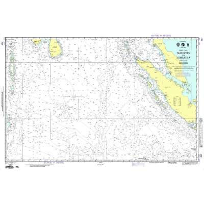 NGA Chart 707: Maldives to Sumatera [Indian Ocean]