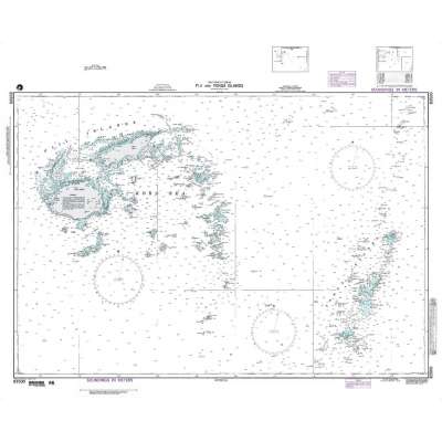 NGA Chart 83500: Fiji & Tonga Islands So Pacific Ocean