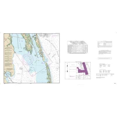 HISTORICAL NOAA Chart 12205: Cape Henry to Pamlico Sound, Including Albemarle Sd.; Rudee Heights (6 PAGE FOLIO)