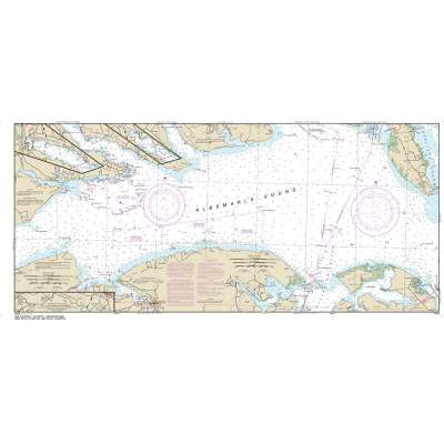 HISTORICAL NOAA Chart 12205: Cape Henry to Pamlico Sound, Including Albemarle Sd.; Rudee Heights (6 PAGE FOLIO)