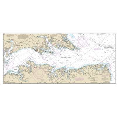 HISTORICAL NOAA Chart 12285: Potomac River; District of Columbia (6 PAGE FOLIO)