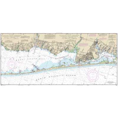 HISTORICAL NOAA Chart 12352: Shinnecock Bay to East Rockaway Inlet (9 PAGE FOLIO)