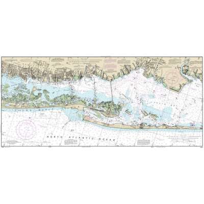 HISTORICAL NOAA Chart 12352: Shinnecock Bay to East Rockaway Inlet (9 PAGE FOLIO)