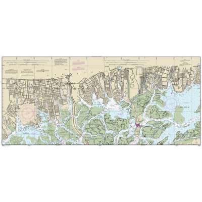 HISTORICAL NOAA Chart 12352: Shinnecock Bay to East Rockaway Inlet (9 PAGE FOLIO)