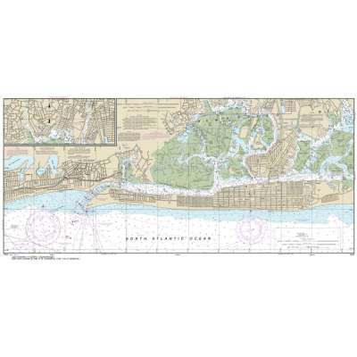 HISTORICAL NOAA Chart 12352: Shinnecock Bay to East Rockaway Inlet (9 PAGE FOLIO)