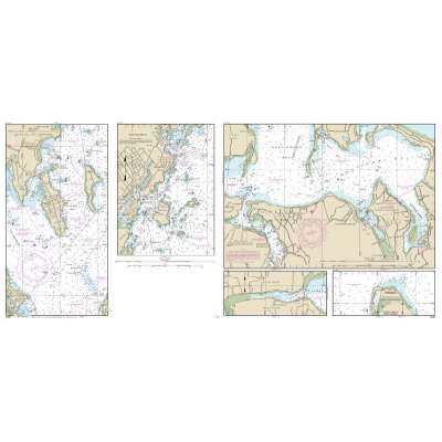 NOAA Chart 12364: Long Island Sound-New Haven Harbor Entrance and Port Jefferson to Throgs Neck (9 PAGE FOLIO)