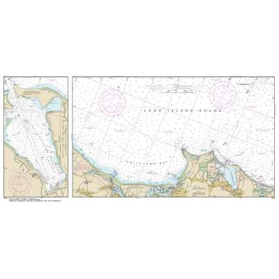 HISTORICAL NOAA Chart 12364: Long Island Sound-New Haven Harbor Entrance and Port Jefferson to Throgs Neck (9 PAGE FOLIO)