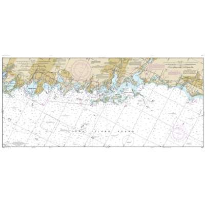 NOAA Chart 12364: Long Island Sound-New Haven Harbor Entrance and Port Jefferson to Throgs Neck (9 PAGE FOLIO)
