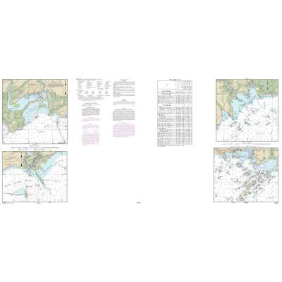 HISTORICAL NOAA Chart 12372: Long Island Sound-Watch Hill to New Haven Harbor (6 PAGE FOLIO)