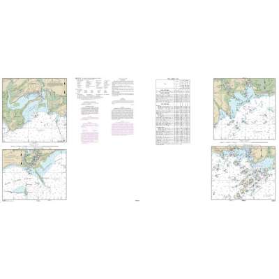 HISTORICAL NOAA Chart 12372: Long Island Sound-Watch Hill to New Haven Harbor (6 PAGE FOLIO)