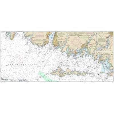 Atlantic Coast NOAA Charts :NOAA Chart 12372: Long Island Sound-Watch Hill to New Haven Harbor (6 PAGE FOLIO)