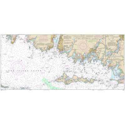 HISTORICAL NOAA Chart 12372: Long Island Sound-Watch Hill to New Haven Harbor (6 PAGE FOLIO)