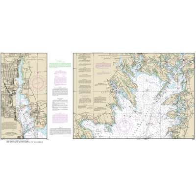 HISTORICAL NOAA Chart 13229: South Coast of Cape Cod and Buzzards Bay (8 PAGE FOLIO)