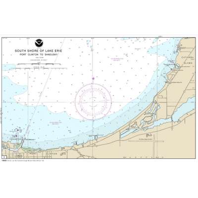 HISTORICAL NOAA Chart Booklet 14842: Port Clinton to Sandusky, including the Islands (40 page Booklet)