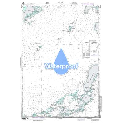 Region 9 - Eastern Asia, South Eastern Russia, Philippines :Waterproof NGA Chart 92020: Sulu Sea