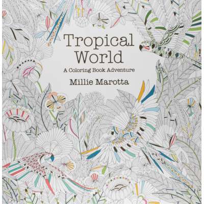 Coloring Books :Tropical World: A Coloring Book Adventure