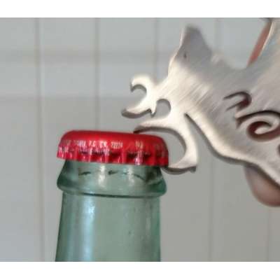 "Beer" Bear + Deer Bottle Opener / Keyring / Novelty Keychain