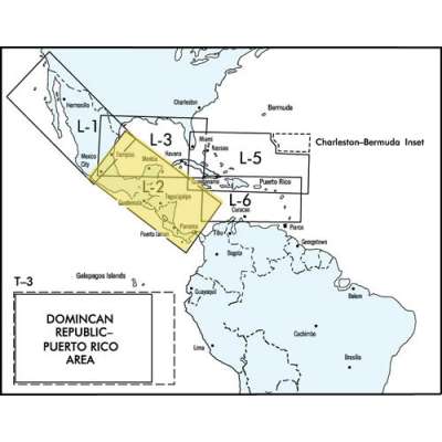 FAA Chart:  Enroute Low Altitude CARIBBEAN 1/2