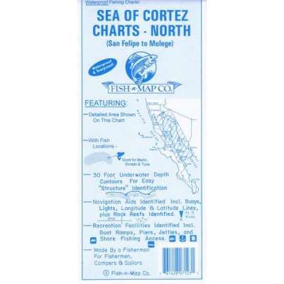 Fish-n-Map: Sea of Cortez North, San Felipe to Mulege