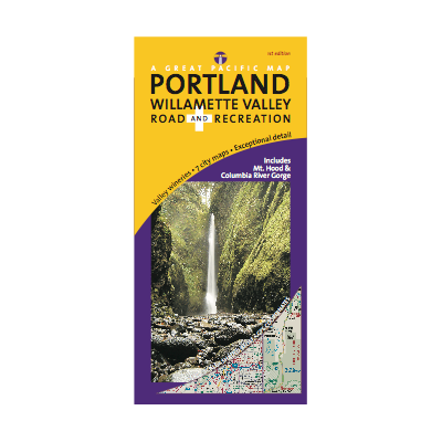 Portland / Willamette Valley Road & Recreation Map