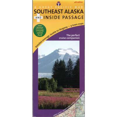 Southeast Alaska and Inside Passage Recreation Map & Cruise Guide, 4th Edition