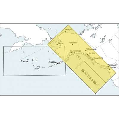 FAA Chart: High Altitude Enroute ALASKA H1/H2