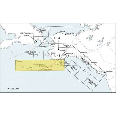 FAA Chart:  Enroute Low Altitude ALASKA 1/2