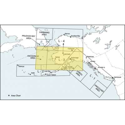 FAA Chart:  Enroute Low Altitude ALASKA 3/4