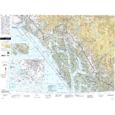 FAA Chart: VFR Sectional JUNEAU/WHITEHORSE