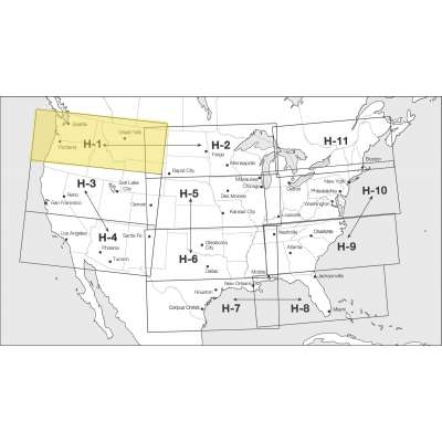 FAA Chart: High Altitude Enroute H 1/2