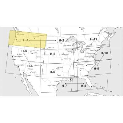 FAA Chart: High Altitude Enroute H 1/2