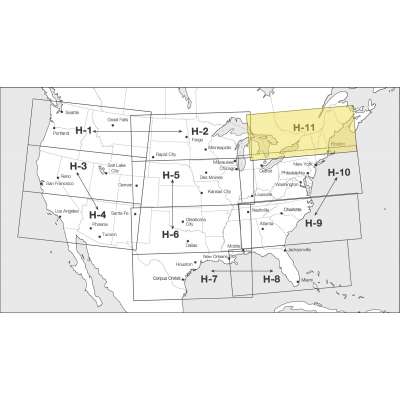 FAA Chart: High Altitude Enroute H 11/12